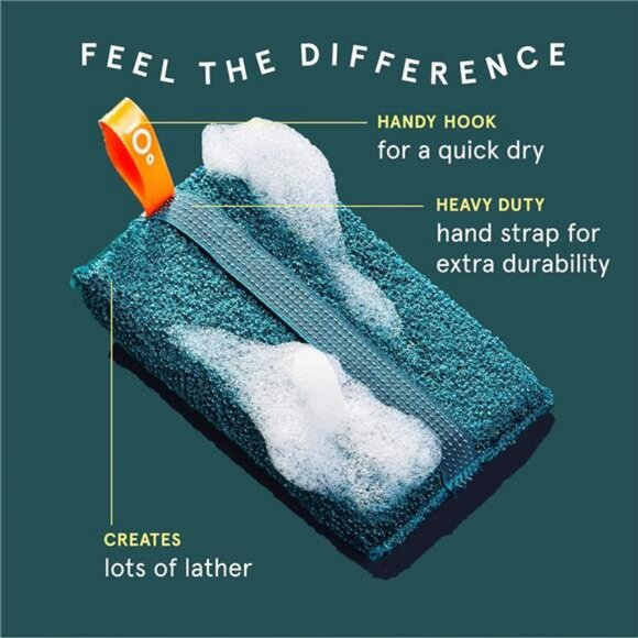 Large Exfoliating Body Scrubber Set Skincare Shower Tool Dead Skin Remover - Picture 2 of 7